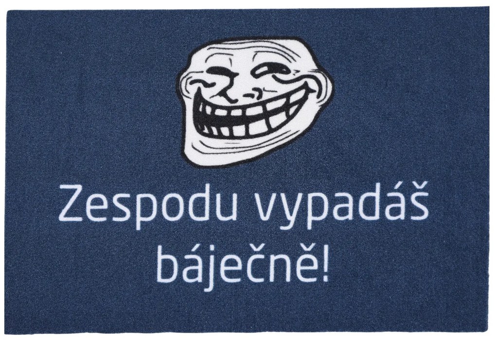 Rohožka Zospodu vyzeráš skvele (Meme) 40x60 cm, 40x60, modrá, Mercury Flooring