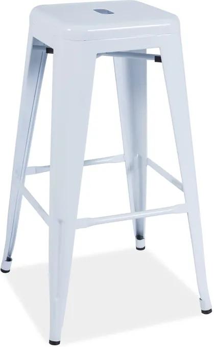 LANG barová stolička, biela