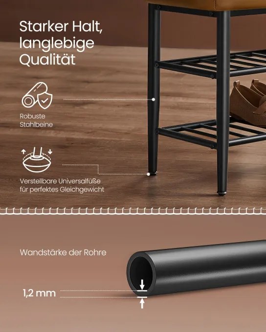 Polica na topánky so sedadlom LSB113K01