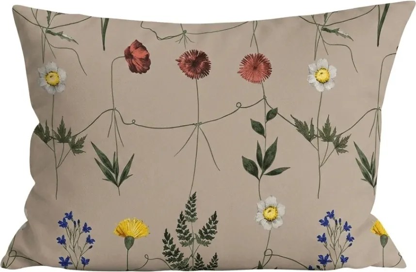 Obliečka na vankúš z mikrovlákna HERBAR 70x90 cm, béžový