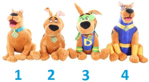 Play by Play Plyšový pes Scooby Doo 28 cm Číslo: 3