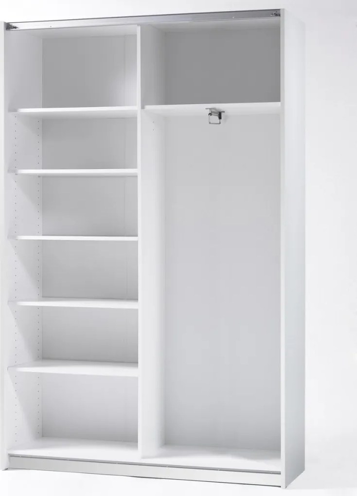 Šatníková skriňa Fast, biela