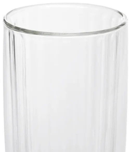 Sada dvoch pohárov CEMBRA GROOVE priesvitné 732348 350 ml (2 ks)