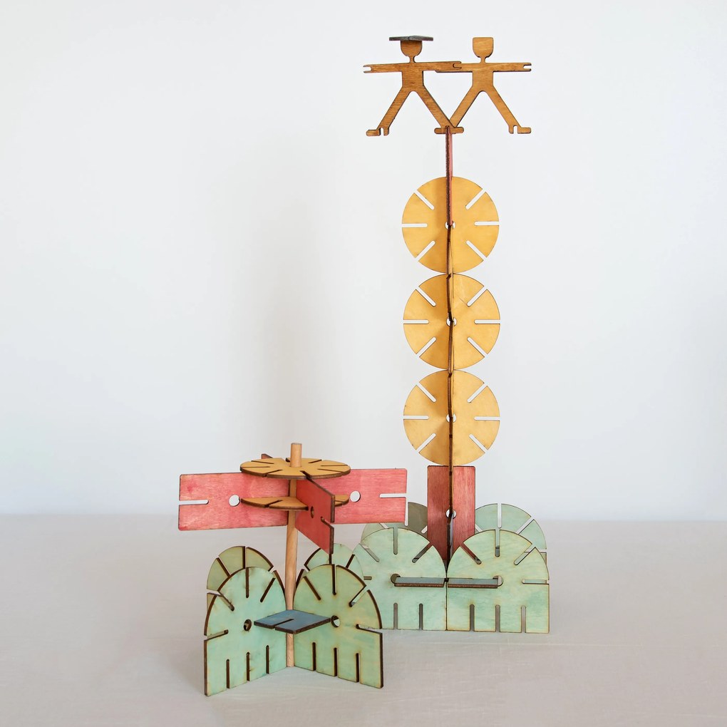 Stavebnica Creative design kit - farebná