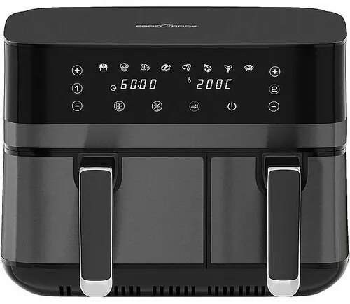 ProfiCook FR 1295 H dvojitá teplovzdušná fritéza, 9 l