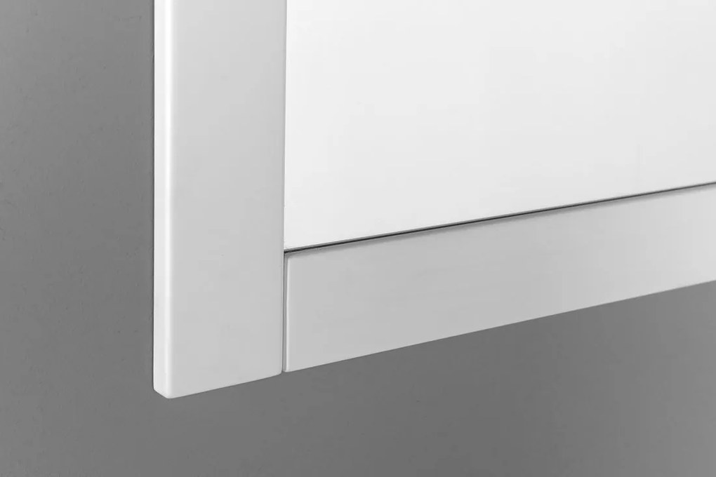 Aqualine Aqualine, FAVOLO zrkadlo v ráme 80x80cm, biela matná, FV080