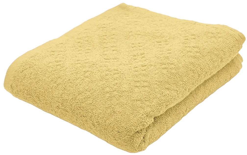 Uterák Basic 50 x 90 cm žltý, 100% bavlna