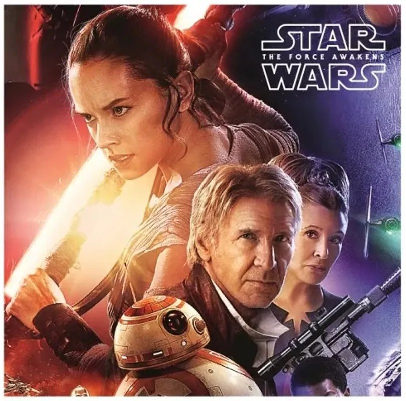 Obojstranný vankúš Star Wars - Hviezdne vojny - motív The Force Awakens - 40 x 40 cm