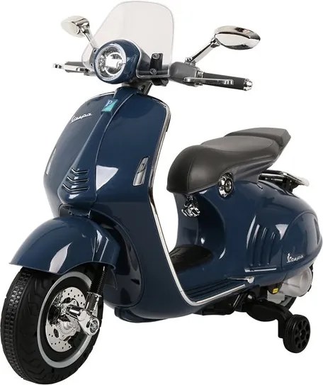 LEAN CARS Elektrický skúter Vespa GTS 300 modrý