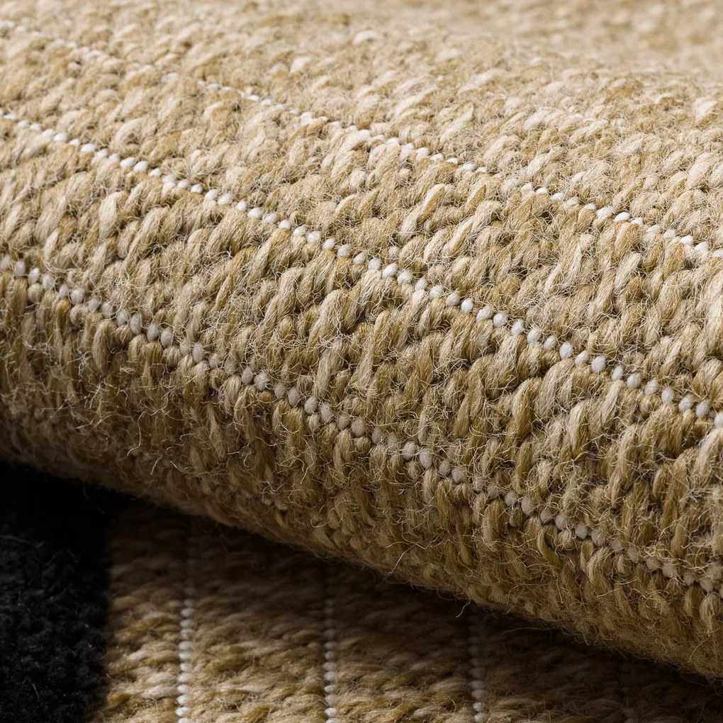 Kusový koberec Spark 0689 beige/black, 180x270, béžová, chodba / predsieň, Dywany Łuszczów