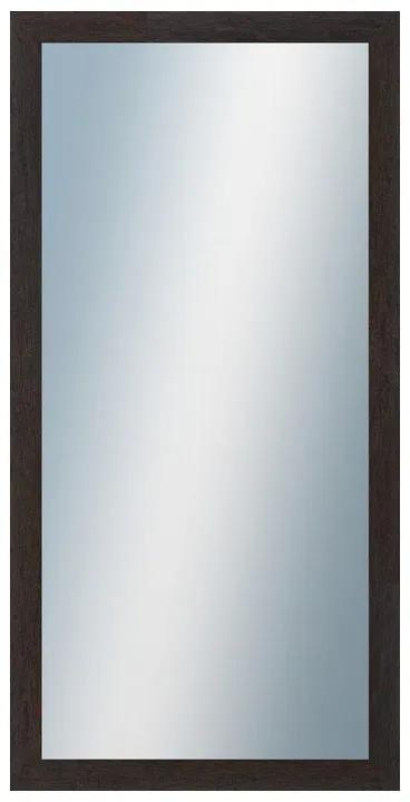 DANTIK - Zrkadlo v rámu, rozmer s rámom 50x100 cm z lišty RETRO čierna (2528)