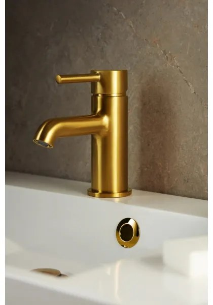 KFA Armatura 5032-815-31 - Umývadlová batéria + výpust MOZA 15,2 cm zlatá