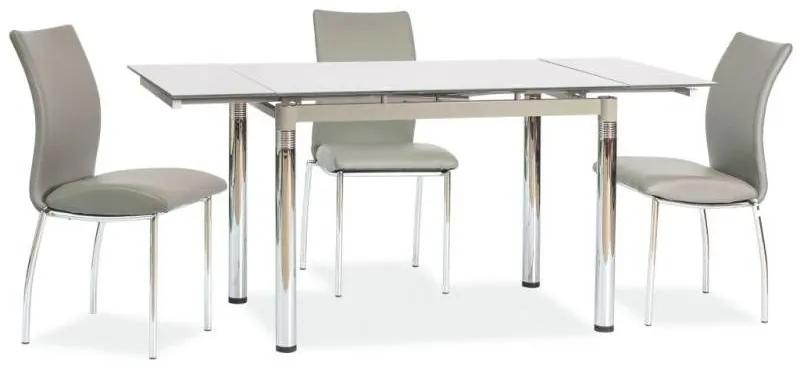 Jedálenský stôl Signal GD-018 chróm/sivá