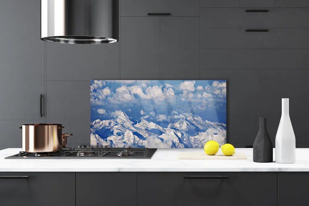 Nástenný panel  Hora mraky príroda 100x50 cm