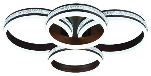 LED Stmievateľný prisadený luster LED/150W/230V 3000-6500K + diaľkové ovládanie