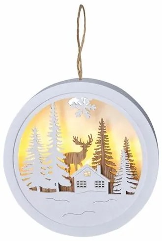 Solight Dekoratívny LED obrázok Winter time