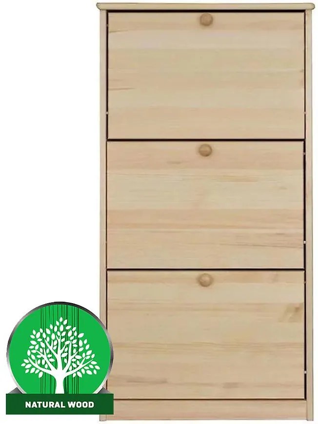 Skrinka na topánky 3KL borovica