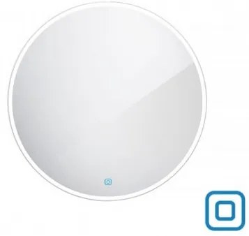 NIMCO zrkadlo podsvietené LED 26000 800 x 800 mm kruh s dotykovým senzorom hliník ZP 26002RV