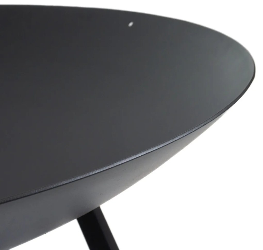 ZÁHRADNÉ OHNISKO NEREO ČIERNE 80 cm