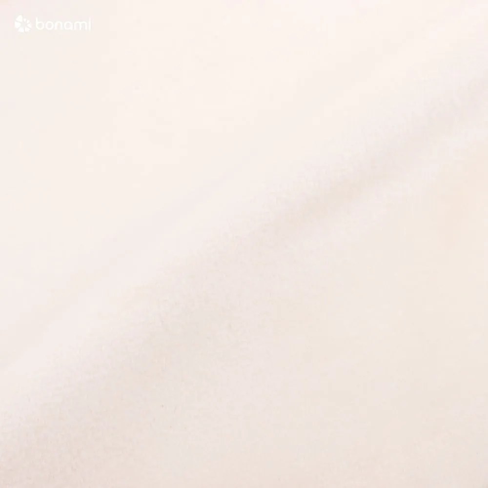 Béžová čalúnená dvojlôžková posteľ s úložným priestorom s roštom 200x200 cm Bali – Cosmopolitan Design