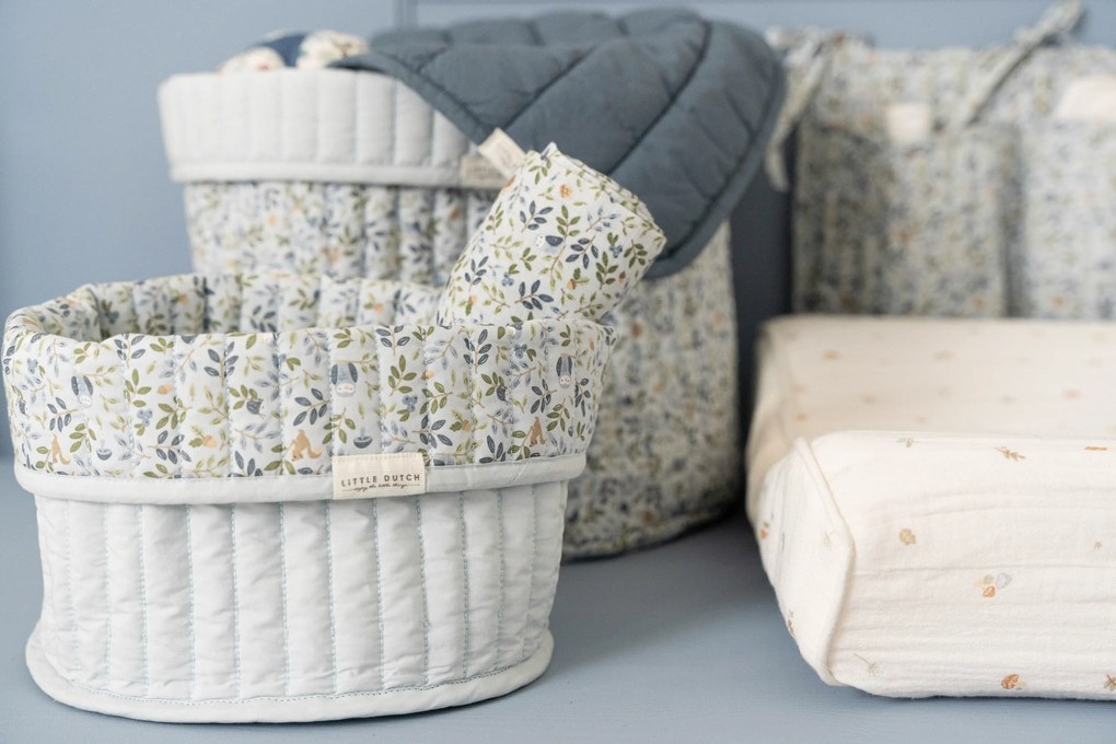 Podbradník bandana Forest Treasures & Denim Blue 2 ks