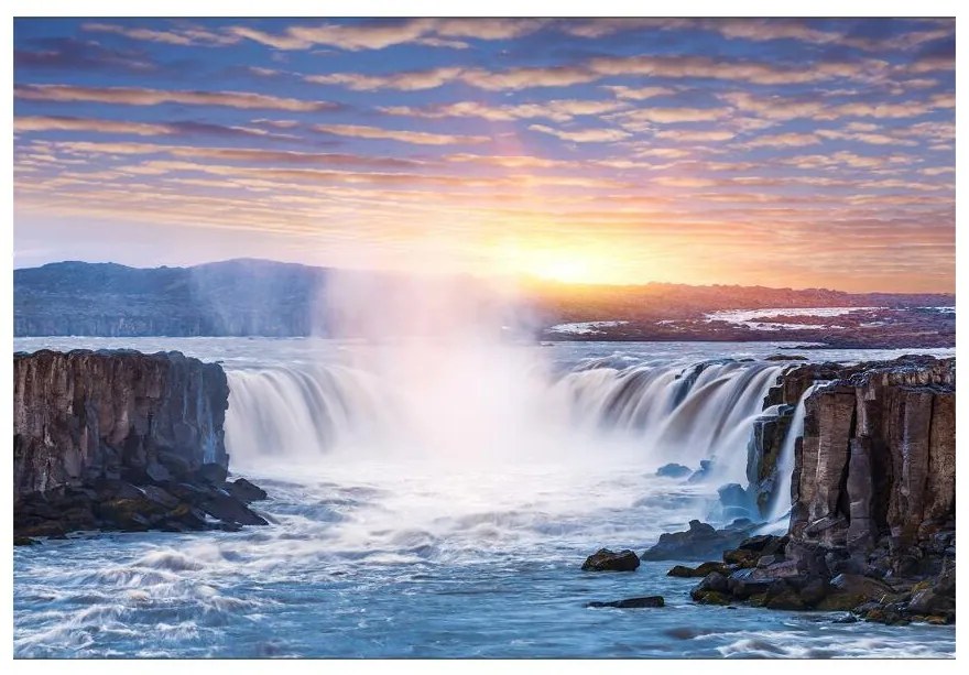 Fototapeta Vliesová Selfoss vodopád 312x219 cm