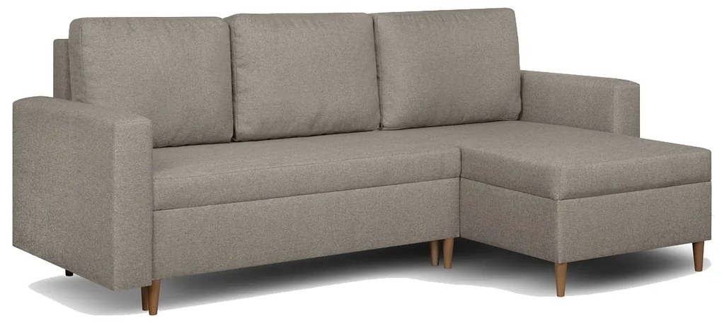 Rohová sedacia súprava s funkciou spania Keno Béžová