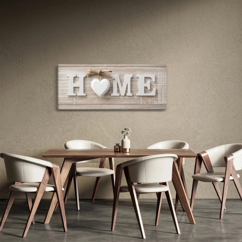 Obraz - Domov (120x50 cm)