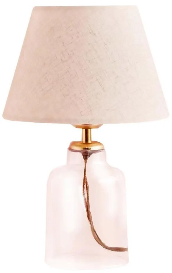 Stolná lampa AYD 1xE27/40W/230V krémová/číra