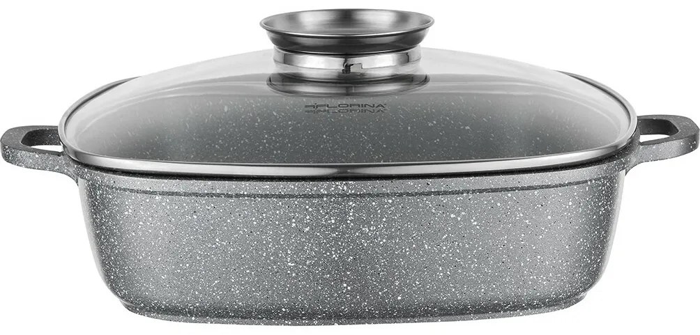 Florina Hliníkový pekáč s aróma pokrievkou Lava 3,5 l, 28 × 28 × 7,5 cm