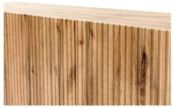 Nástenná polica + nástenné zrkadlo WITH dub wotan