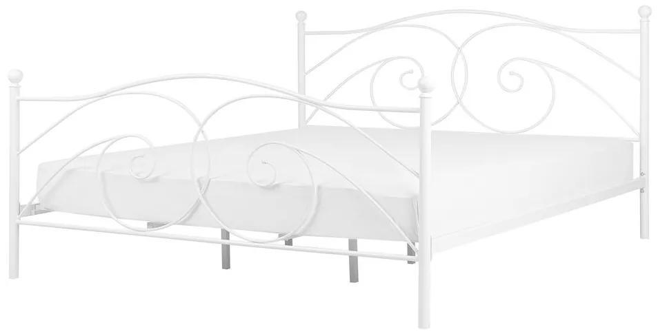 Manželská posteľ 140 cm DIROU (s roštom) (biela). Vlastná spoľahlivá doprava až k Vám domov. 1022655