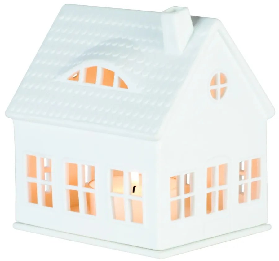 räder Porcelánový svietnik domček Dormer House