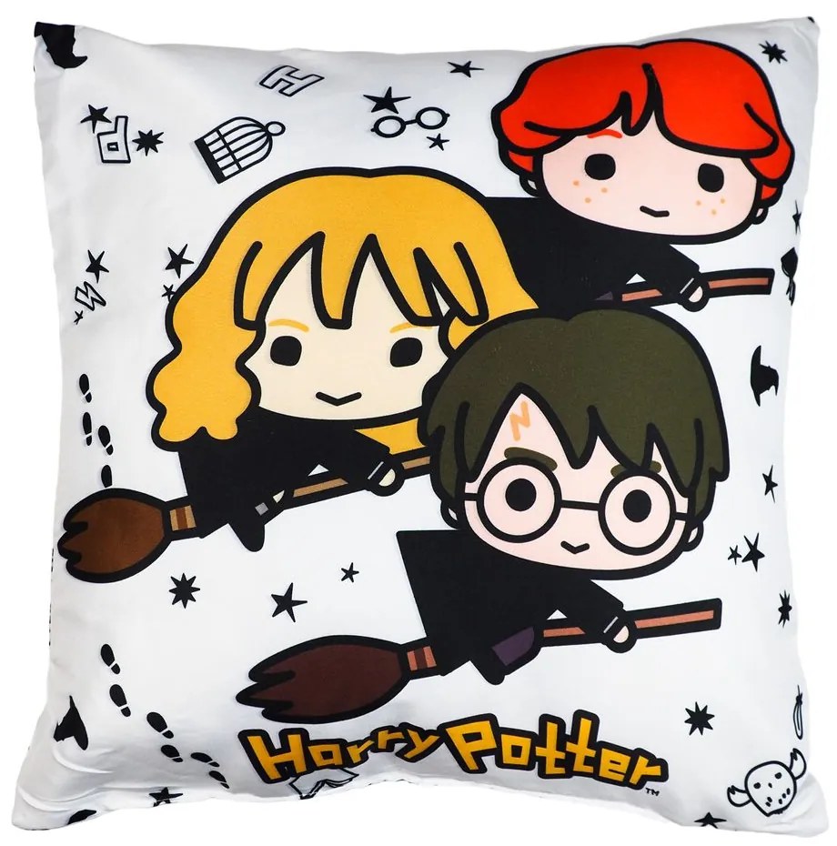 Jerry Fabrics Detský vankúšik s potlačou - Harry Potter - Bradavice | 40 x 40 cm
