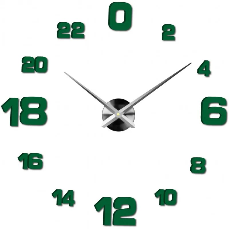 Moderné nalepovacie nástenné hodiny | 3D hodiny 12S022-Wall clock
