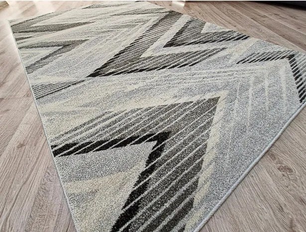 Abstraktný koberec Rio 519 v sivo-béžovej kombinácii farby Rozmer: 80x150 cm