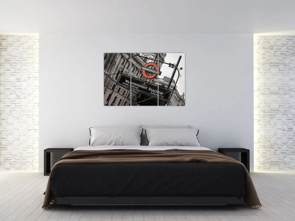 Stanica londýnskeho metra - obraz