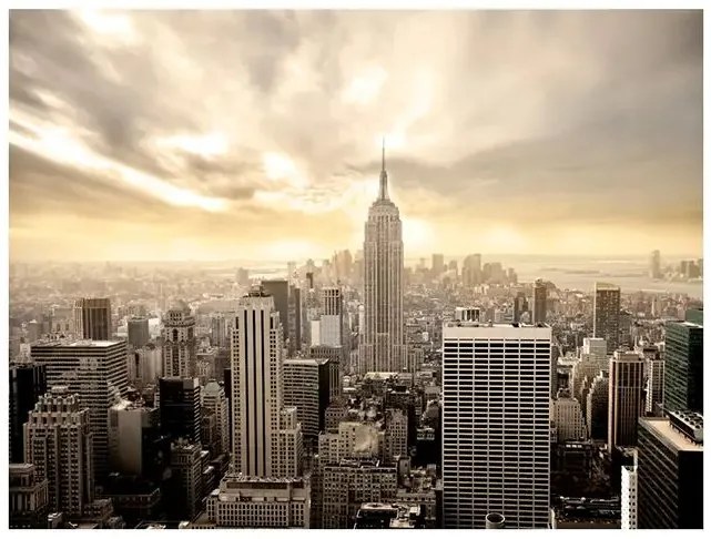 Fototapeta - New York - Manhattan at dawn Veľkosť: 196x154, Verzia: Samolepiaca