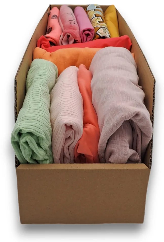 Úložné boxy na oblečenie, organizéry do skrine EKO KARTON 15x54 cm