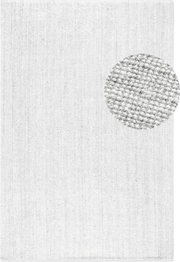 Hanse Home, Kusový koberec Jaipur 106325 White, 160x230, biela, chodba / predsieň