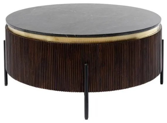 Catalina konferenčný stolík hnedý Ø90 cm