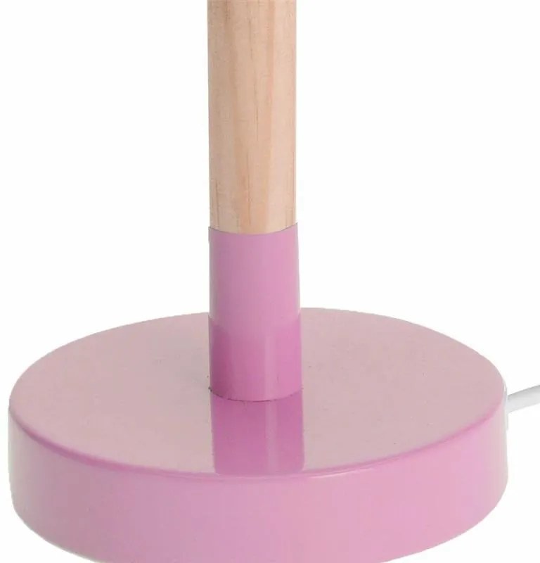 Stolná lampa s ružovým tienidlom 30,5 cm