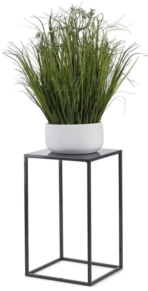 HowHomely Stojan na kvety 40x24 cm antracit DD0492