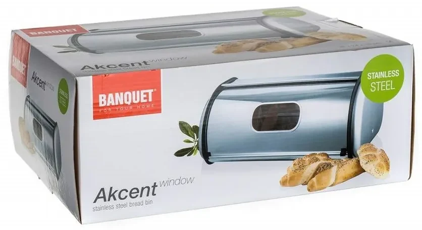 Banquet Nehrdzavejúci chlebník AKCENT W, 36 cm, S