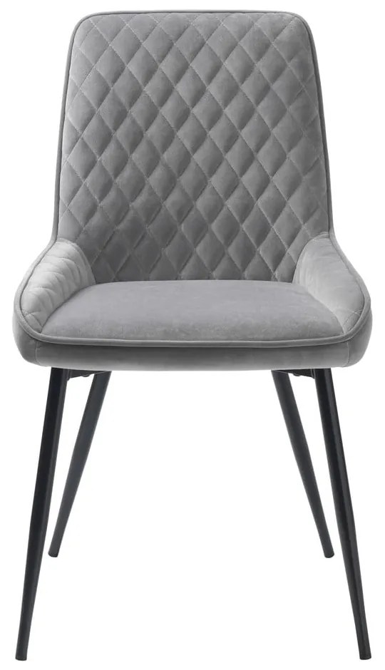 Sivá jedálenská stolička Milton – Unique Furniture