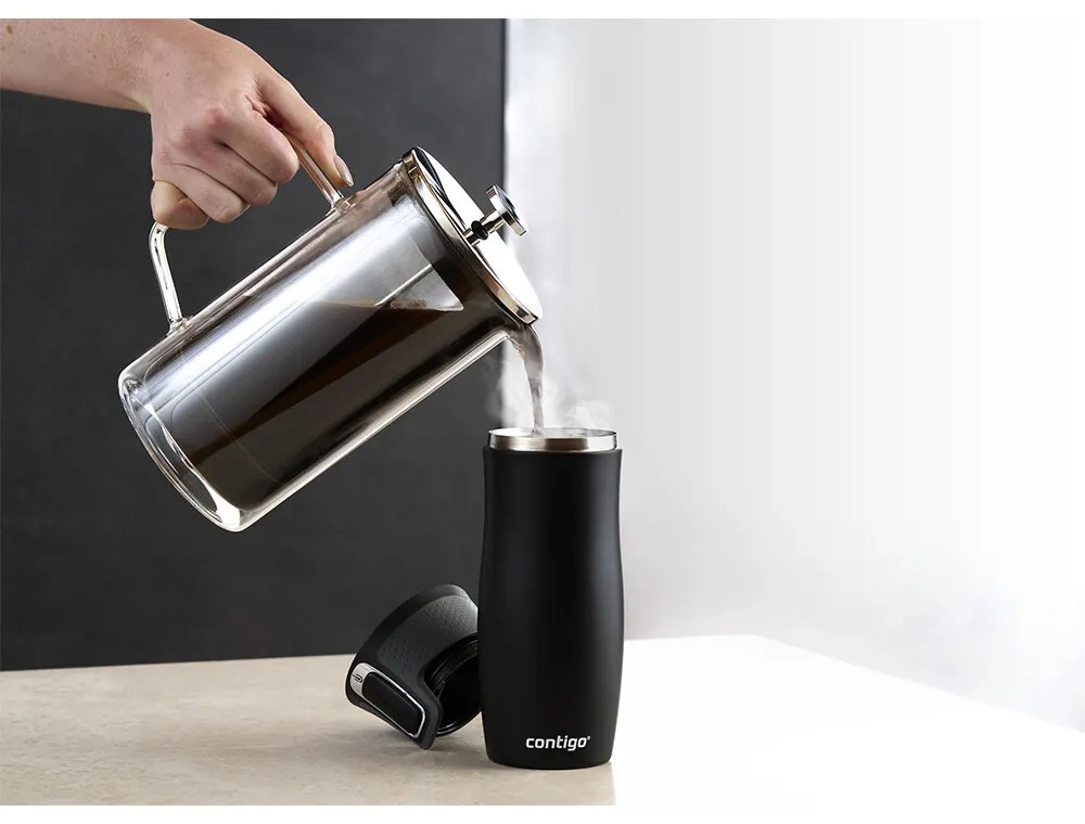 Termoska Contigo West Loop 470 ml, matná čierna