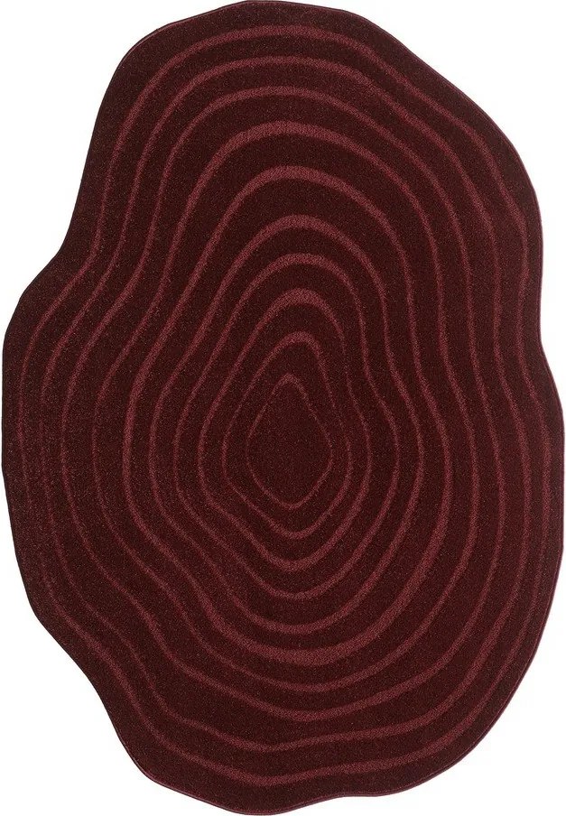 Vínovočervený koberec 160x230 cm Pebble – ESTE
