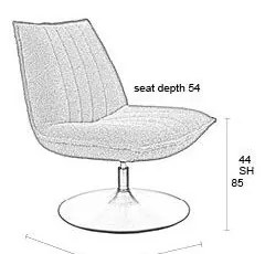 Biele kreslo z textílie bouclé Jax – White Label