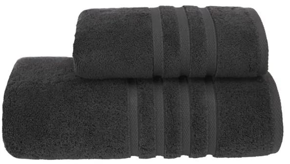 Soft Cotton Darčekové balenie županu, uteráku a osušky STRIPE M + uterák + osušky + box Čierna antracit