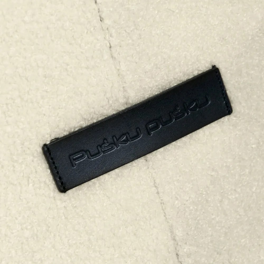 Svetlosivý sedací vak z textílie buklé Razzmatazz – SLOWDOWN